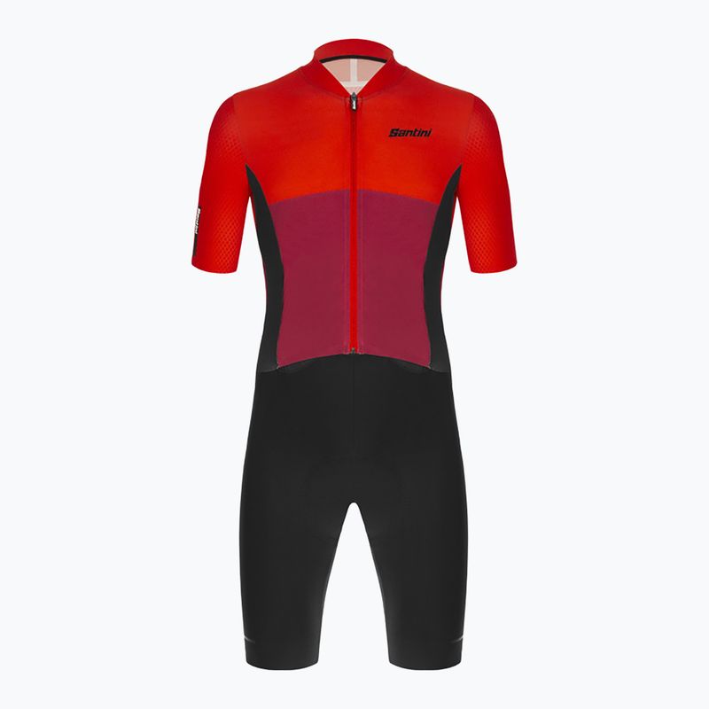 Santini Redux Istinto Herren Radanzug schwarz-rot 2S769C3REDUXISTINES