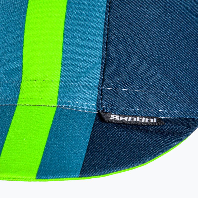 Santini Bengal grüne Fahrradmütze 2S460COTBENGVFUNI 7