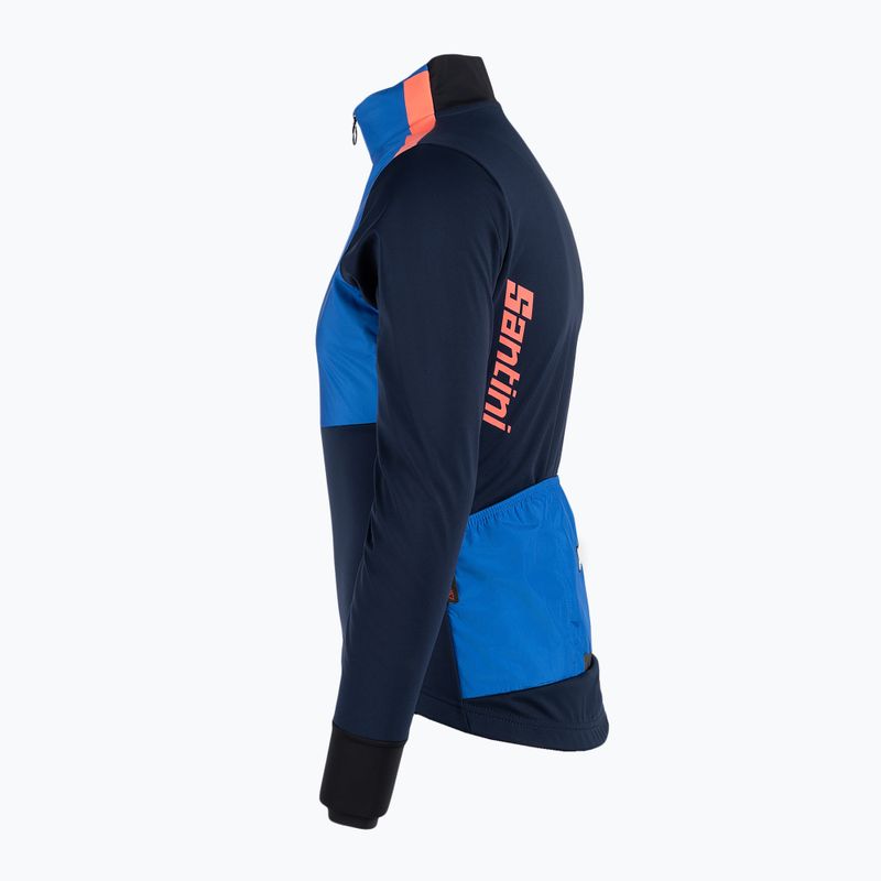 Fahrradjacke Herren Santini Vega Absolute blau-dunkelblau 3W5775VEGAABST 4