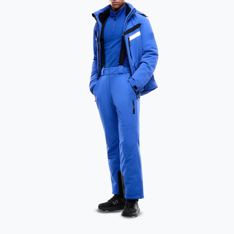 Herren-Skifleece EA7 Emporio Armani Pure Powerstretch T-Top Half Zip new royal 2