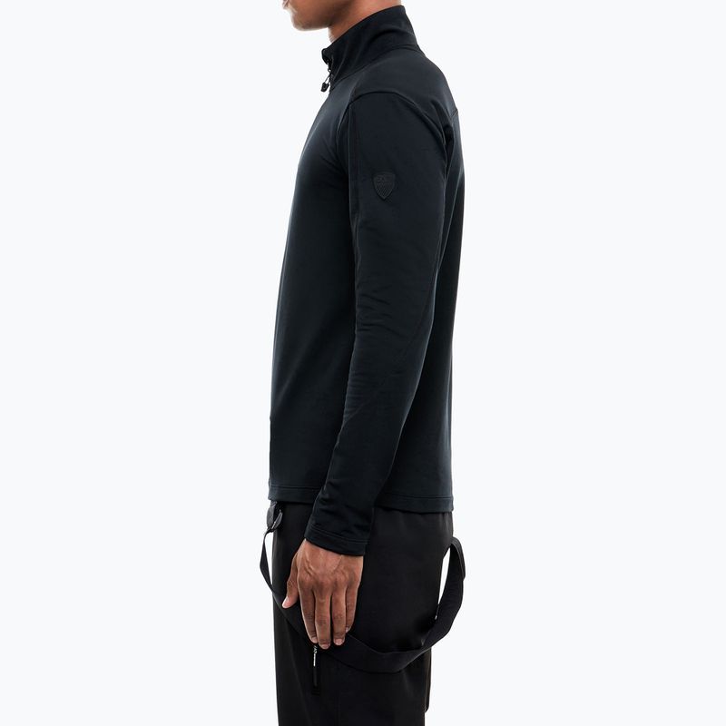 Herren-Skifleece EA7 Emporio Armani Pure Powerstretch T-Top Half Zip black 4