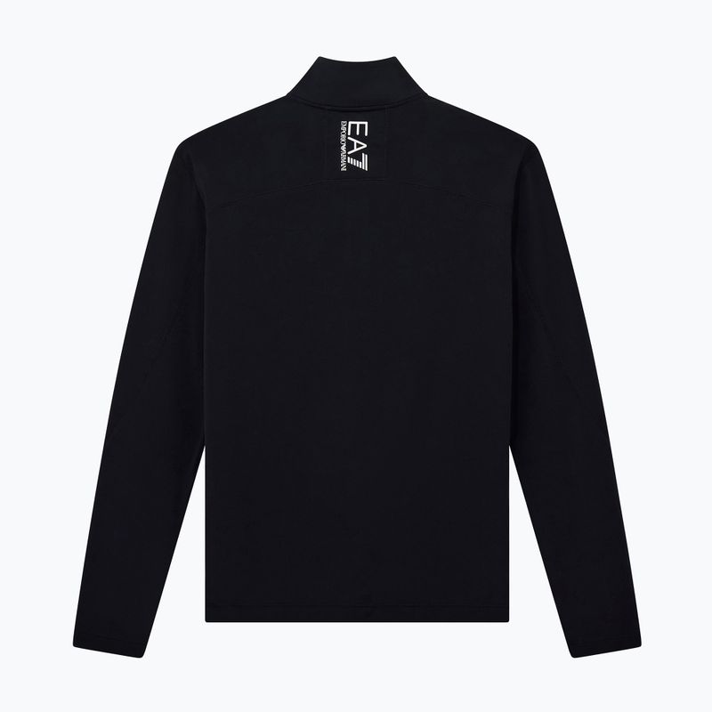 Herren-Skifleece EA7 Emporio Armani Pure Powerstretch T-Top Half Zip black 7