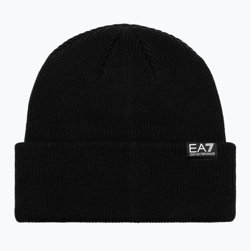 Wintermütze EA7 Emporio Armani Mountain Logo Series Big Beanie black 2