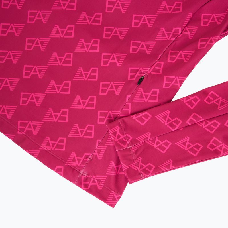 Damen Ski‑Sweatshirt EA7 Emporio Armani Pure Powerstretch T-Top Half Zip fancy vivacious mono 4