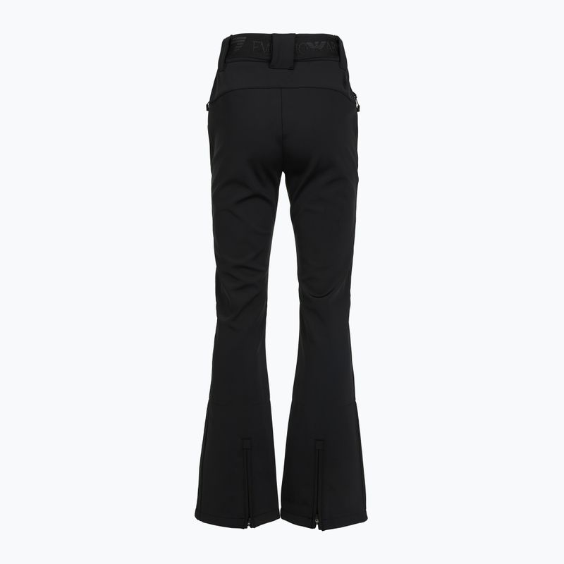 Damen Skihose EA7 Emporio Armani Pure Softshell Waisted black 2