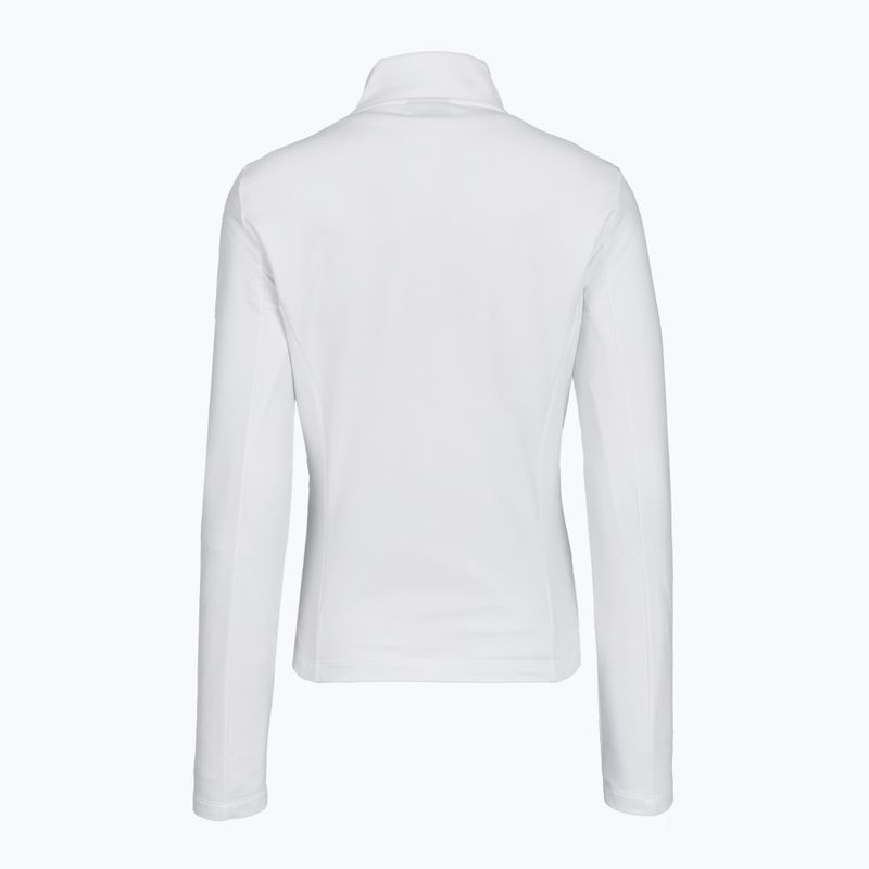 Damen Ski‑Sweatshirt EA7 Emporio Armani Pure Powerstretch T-Top Half Zip white 2