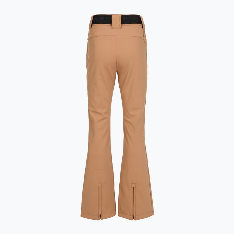 Damen Skihose EA7 Emporio Armani Pure Softshell Waisted mocha mousse 2