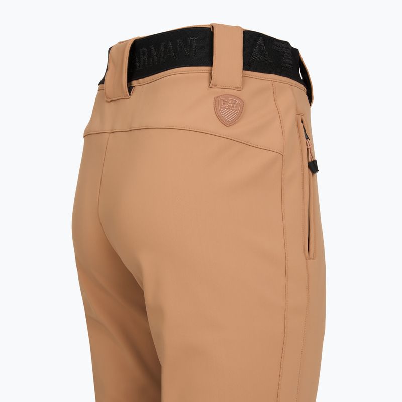 Damen Skihose EA7 Emporio Armani Pure Softshell Waisted mocha mousse 4