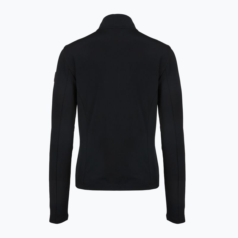 Damen Ski‑Sweatshirt EA7 Emporio Armani Pure Powerstretch T-Top Half Zip black 2