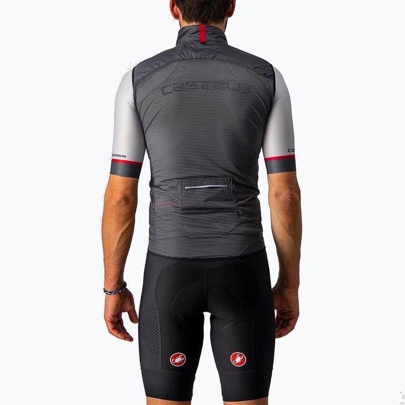 Herren Castelli Aria dunkelgrau Fahrradweste 2