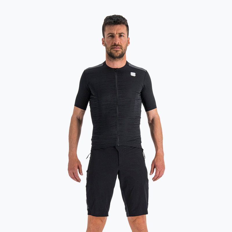 Herren Sportful Supergiara Overshort Radler-Shorts schwarz 1120507.002