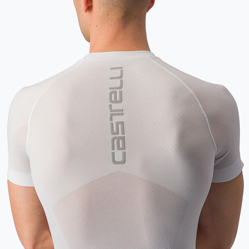 Castelli Core Seamless Base Layer weißes Fahrradtrikot 4
