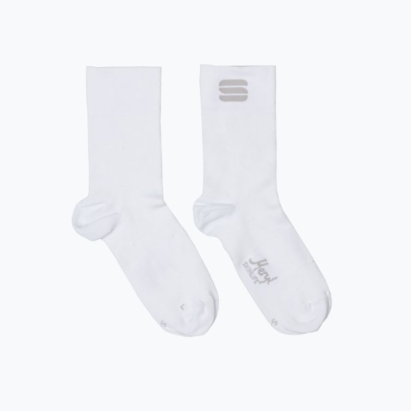 Women's Sportful Matchy weiße Fahrradsocken 1121053.101 4