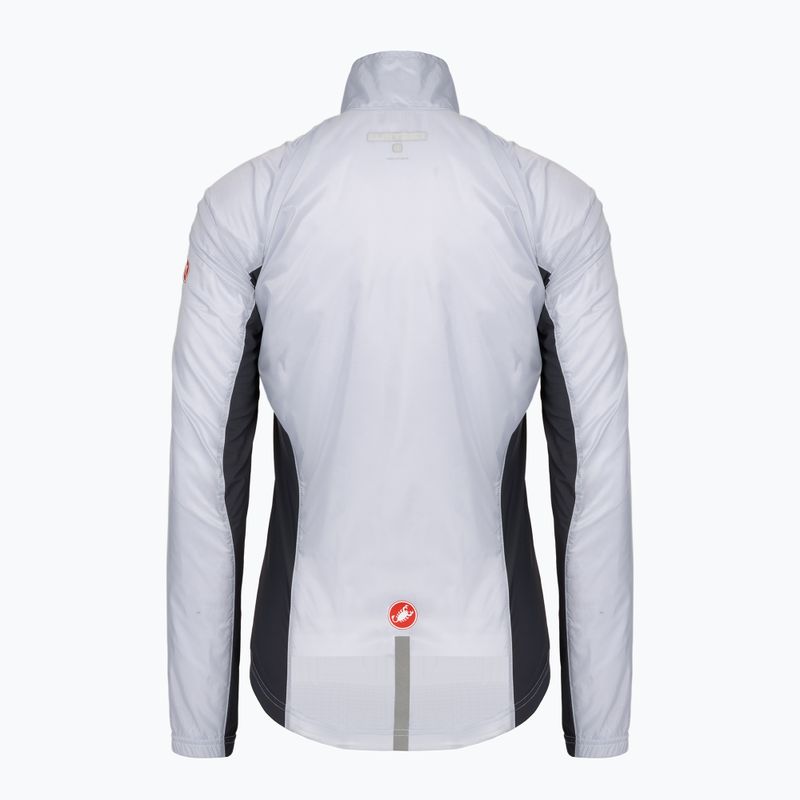 Damen-Fahrradjacke Castelli Squadra Stretch silver gray/dark gray 2