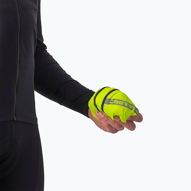 Fahrradjacke Herren Castelli Squadra Stretch electric lime/dark gray 3