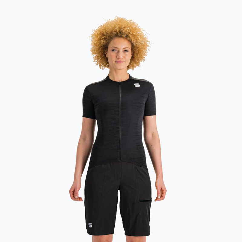 Women's Sportful Giara Overshort Radlerhose schwarz 1122033.002