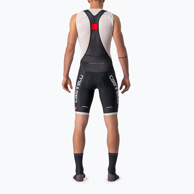 Fahrrad Shorts Herren Castelli Competizione Kit black/silver gray 2