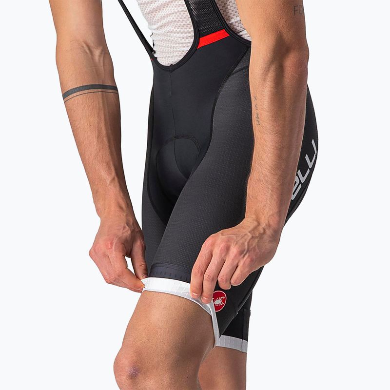Fahrrad Shorts Herren Castelli Competizione Kit black/silver gray 6