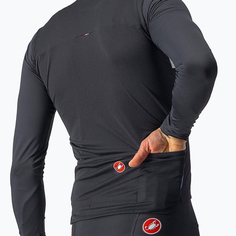 Fahrrad Longsleeve Herren Castelli Prologo 7 light black/silver gray/ivory 3