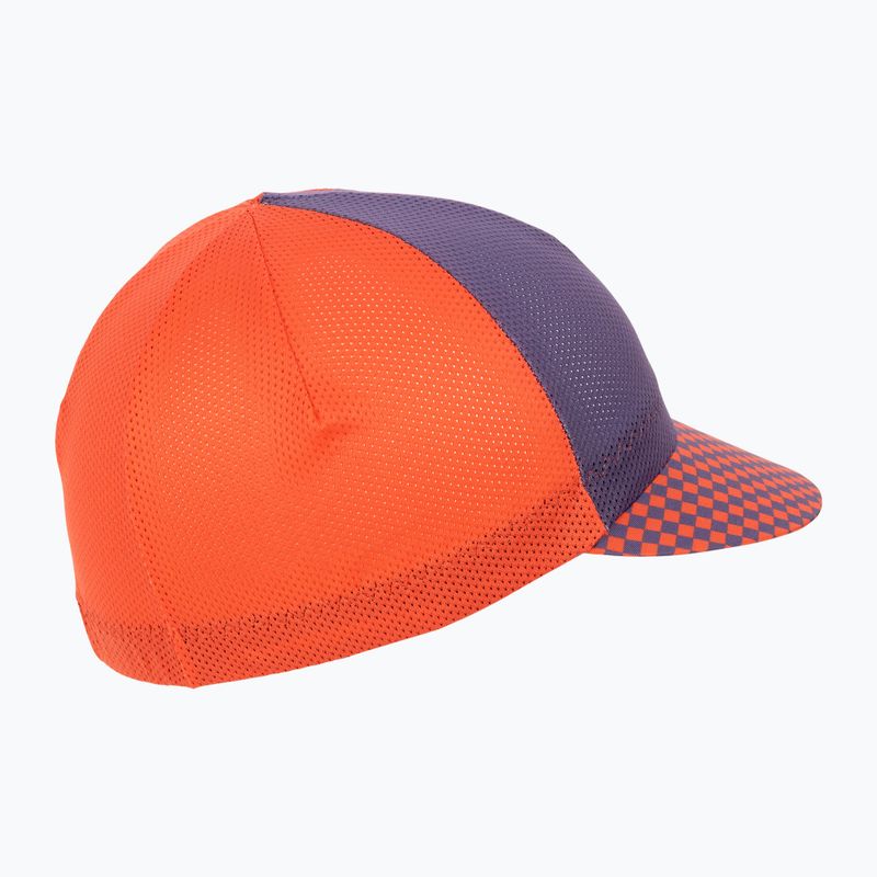 Sportful Checkmate Cycling Helm Kappe orange und lila 1123038.117 2