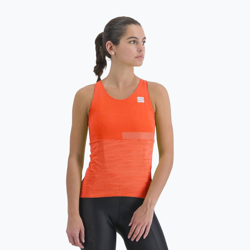 Damen Radtrikot Sportful Giara Top orange 1121028.117