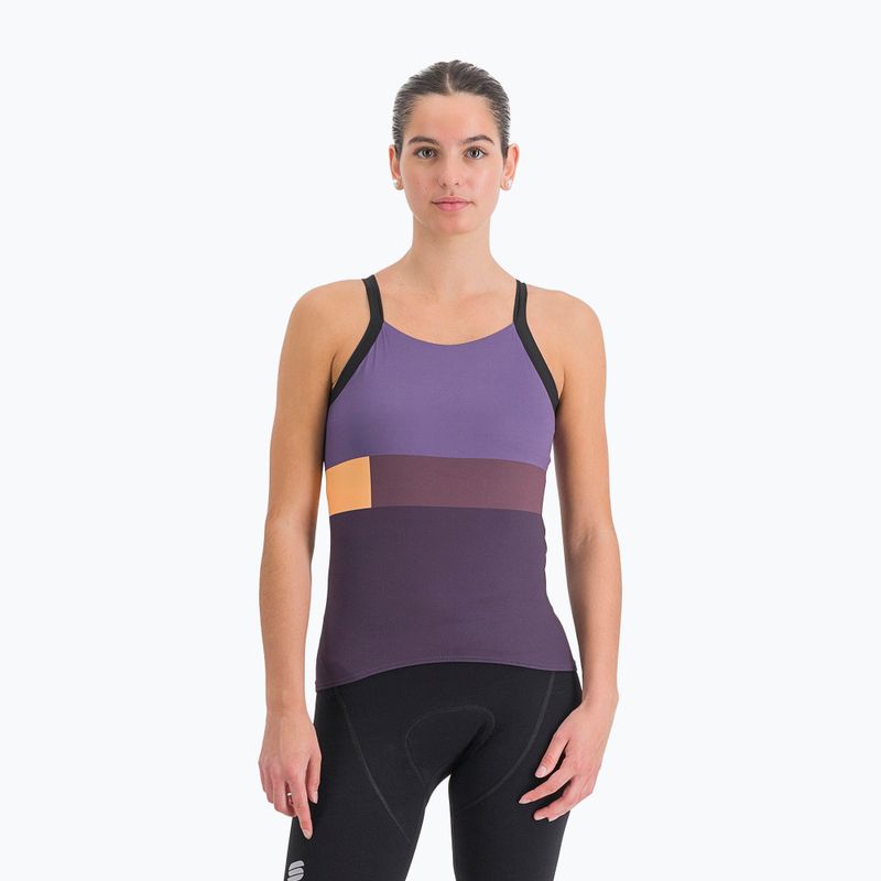 Damen Radtrikot Sportful Snap Top lila 1123024.502