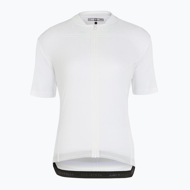 Damen Radfahren Trikot Castelli Anima 4 Elfenbein