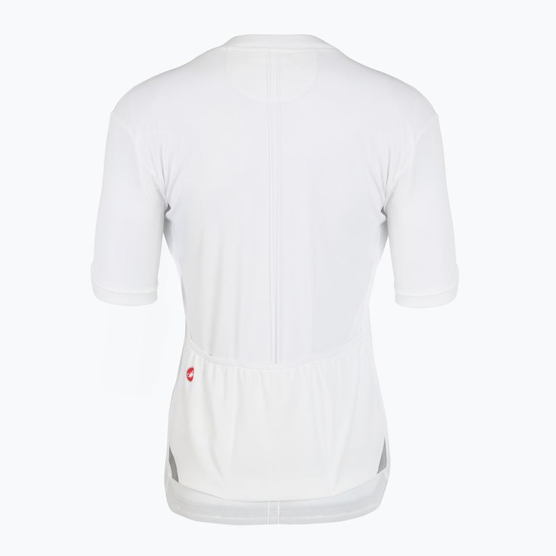 Damen Radfahren Trikot Castelli Anima 4 Elfenbein 2