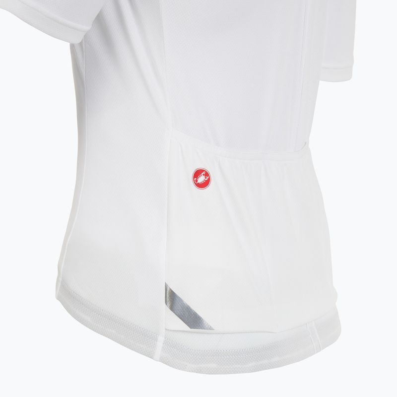 Damen Radfahren Trikot Castelli Anima 4 Elfenbein 5