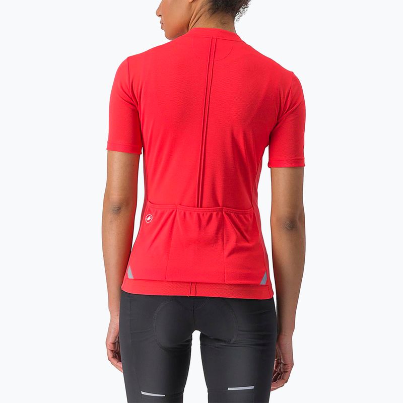 Fahrradtrikot Damen Castelli Anima 4 hibiscus 2