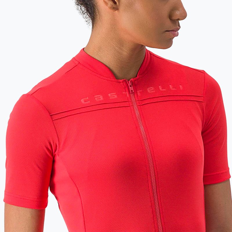 Fahrradtrikot Damen Castelli Anima 4 hibiscus 3
