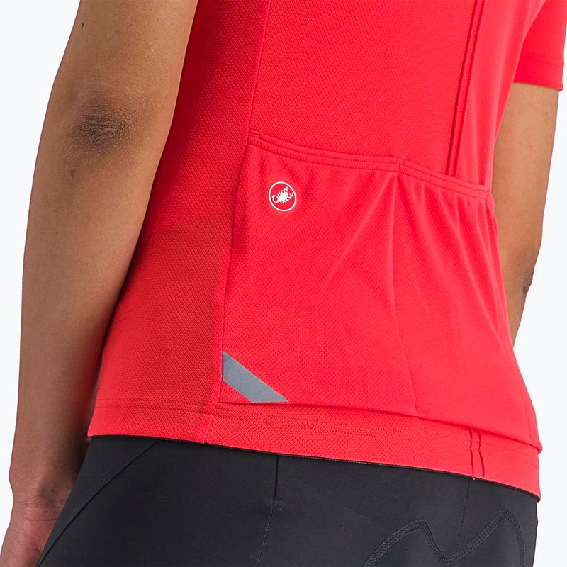 Fahrradtrikot Damen Castelli Anima 4 hibiscus 4