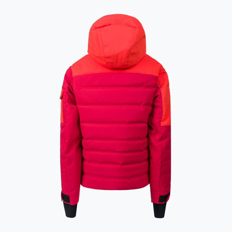 Skijacke für Kinder Dainese Ribbo Padding cherry tomato/chili pepper 2