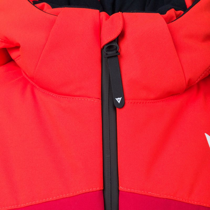 Skijacke für Kinder Dainese Ribbo Padding cherry tomato/chili pepper 4