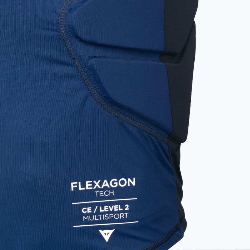 Schutzweste für Männer Dainese Flexagon Waistcoat black iris/stretch limo 6