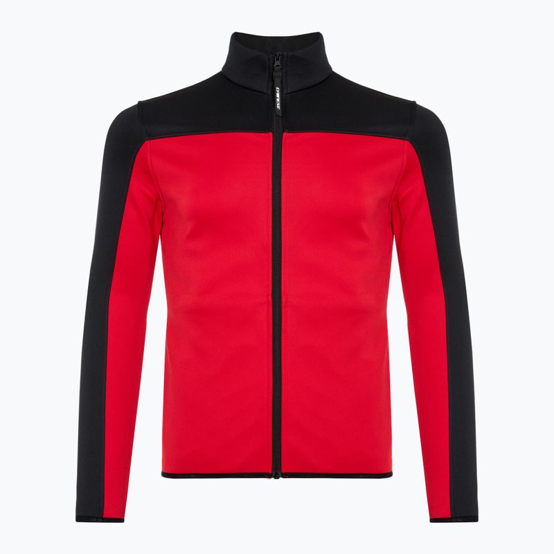 Ski Sweatshirt Hoodie meska Dainese Espera Full Zip Mid racing red