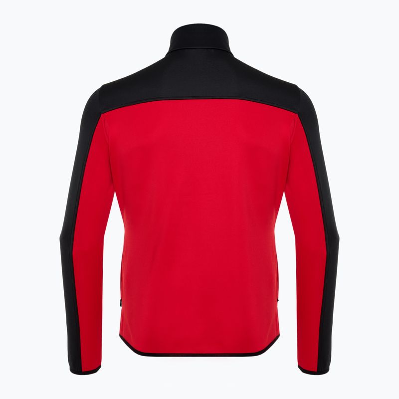Ski Sweatshirt Hoodie meska Dainese Espera Full Zip Mid racing red 2