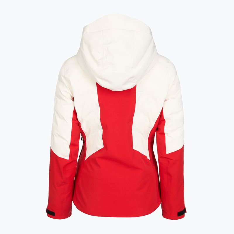 Damen-Skijacke Dainese Zives Aerosense-Dry lily white/racing red 2