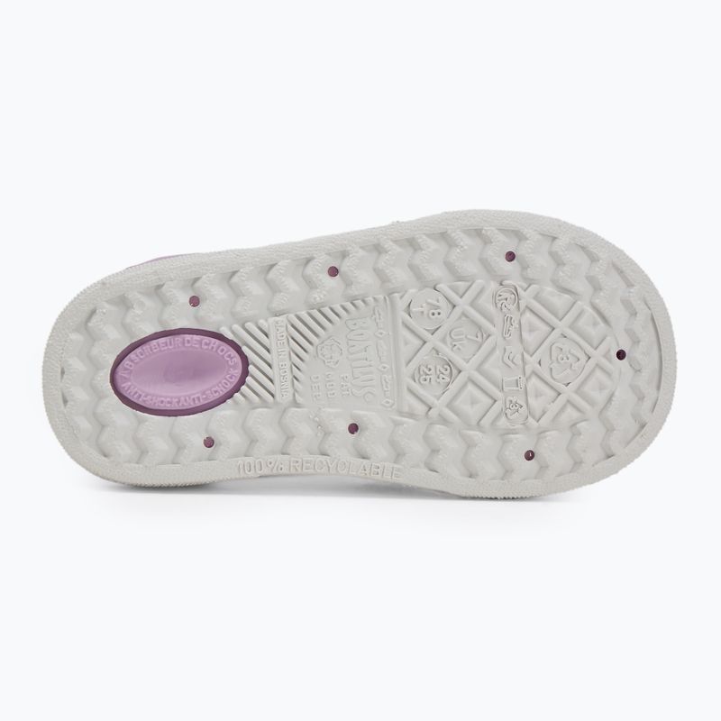 BOATILUS Bioty flieder/weiß Kindersandalen 4