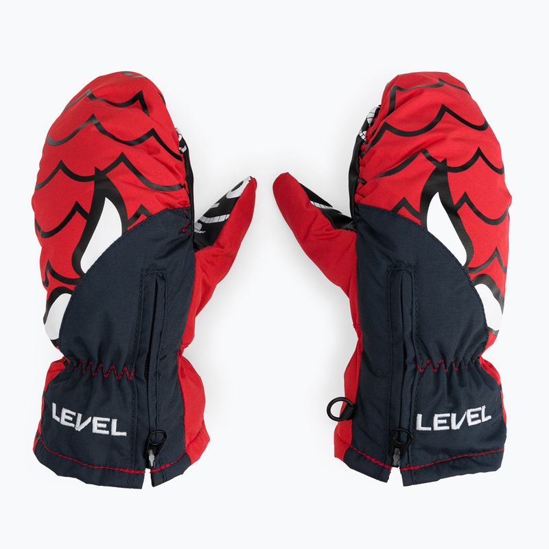 Level Lucky Mitt Kinder-Skihandschuh rot 4146JM.20 3