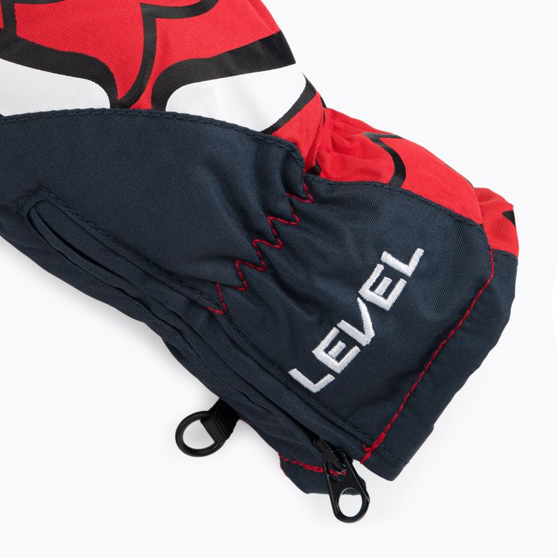 Level Lucky Mitt Kinder-Skihandschuh rot 4146JM.20 5