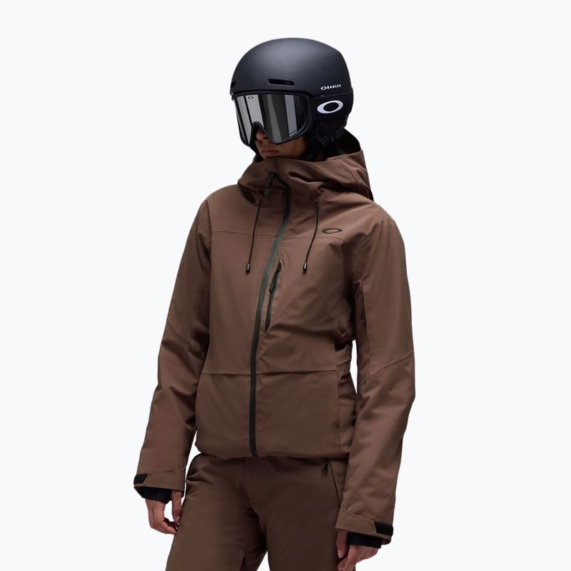 Damen-Skijacke Oakley Canopy Insulated dark umber