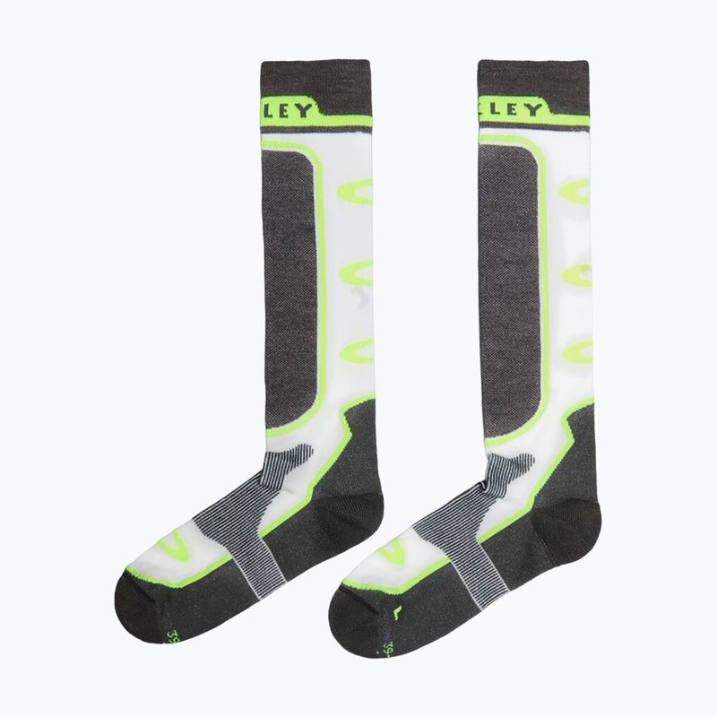 Skisocken Oakley Patrol mist/neon yellow 2