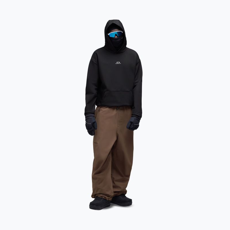 Snowboard-Sweatshirt für Herren Oakley Wintertide Scratched Hoodie pitch black 2