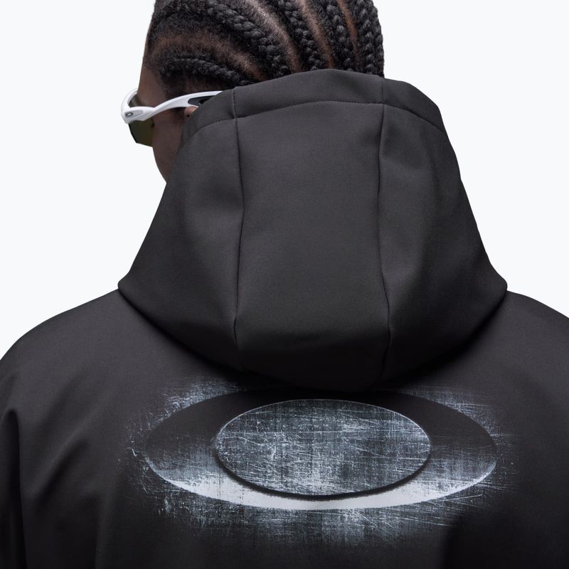 Snowboard-Sweatshirt für Herren Oakley Wintertide Scratched Hoodie pitch black 5