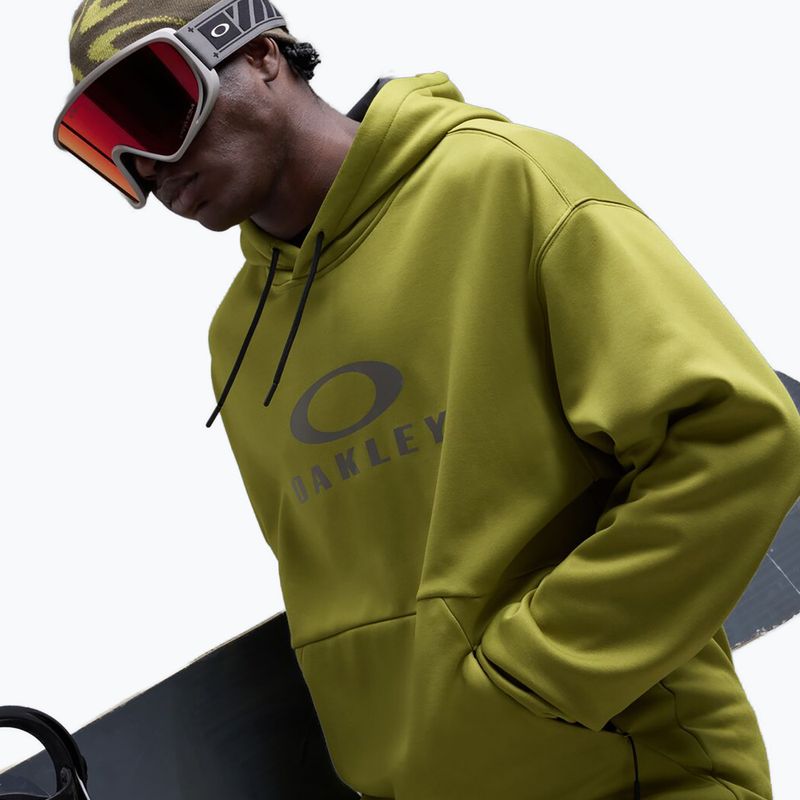 Snowboard-Sweatshirt für Herren Oakley Rider Phantom Hoodie cactus 4