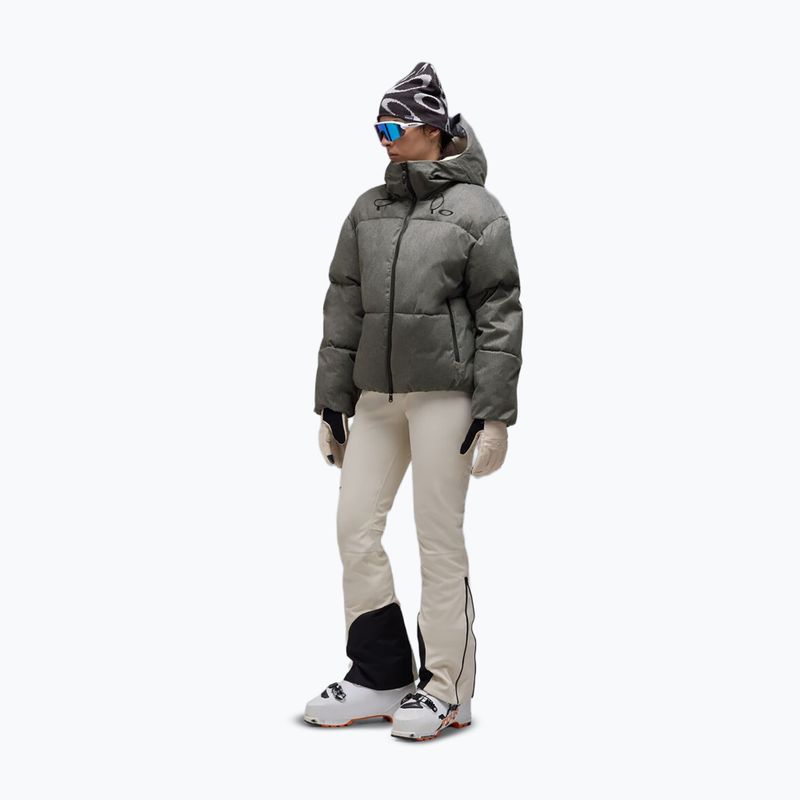 Damen-Skijacke Oakley Icicle Cropped cement melange 2