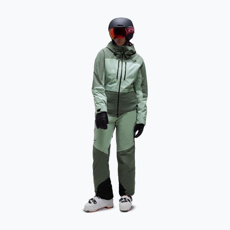 Damen-Skijacke Oakley Canopy Pro Insulated aviator green/faded green 2