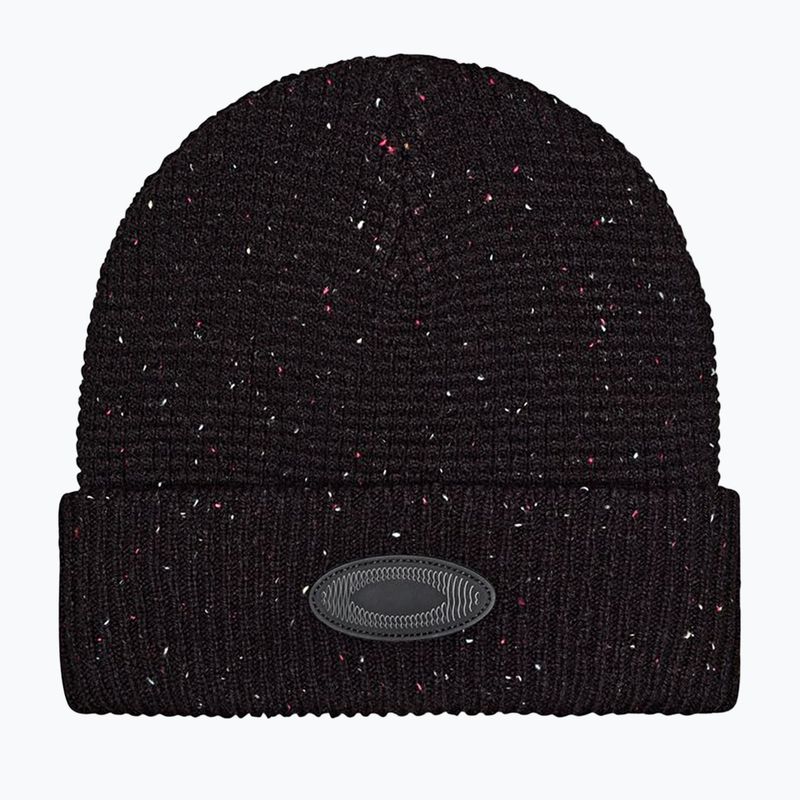 Wintermütze Oakley Ellipse Waffle Beanie pitch black