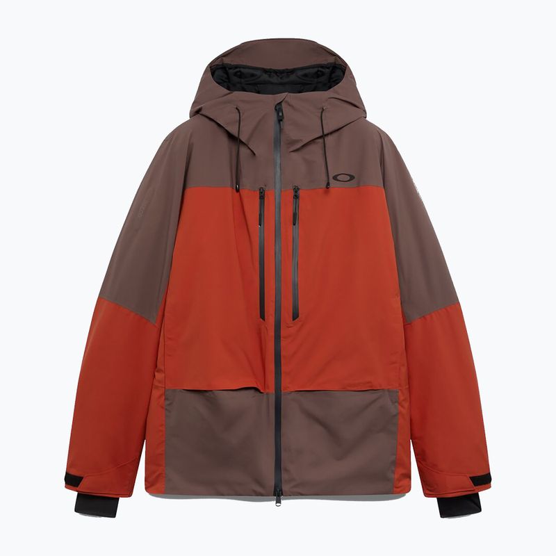 Herren-Skijacke Oakley Canopy Pro Insulated dark umber/flame red 6